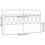 Weißes Metallkopfteil 183 cm von , Kopf- und Fußteile - Ref: Foro24-377202, Preis: 40,95 €, Rabatt: %