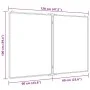 Faltbare magnetische Aluminiumtafel 120x100x1,7 cm von , Ausstellungstafeln - Ref: Foro24-4005357, Preis: 57,09 €, Rabatt: %