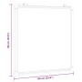 Pizarra magnética aluminio 60x60x1,7 cm de , Paneles de exposición - Ref: Foro24-4005348, Precio: 32,20 €, Descuento: %