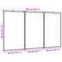 Pizarra magnética plegable aluminio 150x80x1,7 cm de , Paneles de exposición - Ref: Foro24-4005360, Precio: 83,37 €, Descuent...