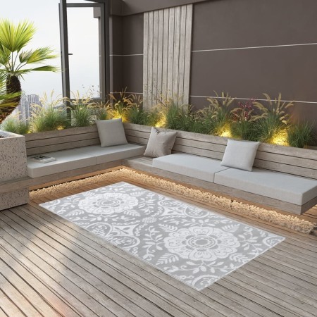 Alfombra de exterior PP gris claro 160x230 cm de vidaXL, Protectores para exterior - Ref: Foro24-310450, Precio: 50,58 €, Des...