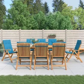 Sillas de jardín reclinables y cojines 8 uds madera maciza teca by , Garden chairs - Ref: Foro24-3196527, Price: 1,00 €, Disc...