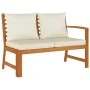 Garden dining set with cushions, 11 pieces, solid acacia wood. by , Garden sets - Ref: Foro24-3154972, Price: 979,76 €, Disco...
