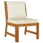 Garden dining set with cushions, 11 pieces, solid acacia wood. by , Garden sets - Ref: Foro24-3154972, Price: 979,76 €, Disco...