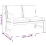 Garden dining set with cushions, 11 pieces, solid acacia wood. by , Garden sets - Ref: Foro24-3154972, Price: 979,76 €, Disco...