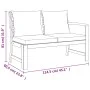 Garden dining set with cushions, 11 pieces, solid acacia wood. by , Garden sets - Ref: Foro24-3154972, Price: 979,76 €, Disco...