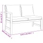 Garden dining set with cushions, 11 pieces, solid acacia wood. by , Garden sets - Ref: Foro24-3154972, Price: 976,06 €, Disco...
