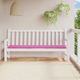 Cushion for garden bench, pink fabric, 200x50x3 cm. by , Cushions for chairs and sofas - Ref: Foro24-361206, Price: 33,88 €, ...