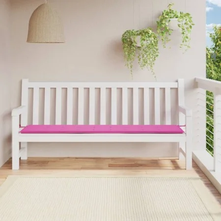 Cushion for garden bench, pink fabric, 200x50x3 cm. by , Cushions for chairs and sofas - Ref: Foro24-361206, Price: 33,88 €, ...