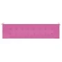 Cushion for garden bench, pink fabric, 200x50x3 cm. by , Cushions for chairs and sofas - Ref: Foro24-361206, Price: 33,88 €, ...