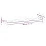 Cojín para banco de jardín tela rosa 200x50x3 cm de , Cojines para sillas y sofás - Ref: Foro24-361206, Precio: 33,86 €, Desc...