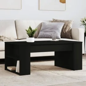 Schwarzer Couchtisch aus Spanplatte 102x55x42 cm von , Couchtisch - Ref: Foro24-831854, Preis: 60,67 €, Rabatt: %
