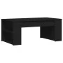 Black engineered wood coffee table 102x55x42 cm by , Coffee table - Ref: Foro24-831854, Price: 60,67 €, Discount: %