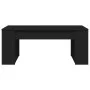 Black engineered wood coffee table 102x55x42 cm by , Coffee table - Ref: Foro24-831854, Price: 60,67 €, Discount: %