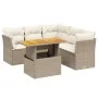 Garden sofa set with 5-piece synthetic rattan beige cushions by , Garden sets - Ref: Foro24-3270827, Price: 466,76 €, Discoun...
