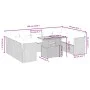 Gartensofa-Set mit 10-teiligen beigen Kissen aus synthetischem Rattan. von , Gartensets - Ref: Foro24-3270995, Preis: 698,58 ...