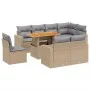 Garden sofa set 9 pieces with beige synthetic rattan cushions by , Garden sets - Ref: Foro24-3271409, Price: 624,66 €, Discou...