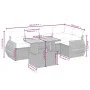Garden sofa set with 6-piece synthetic rattan beige cushions by , Garden sets - Ref: Foro24-3272186, Price: 449,81 €, Discoun...
