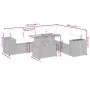 Set of 7-piece garden sofas and beige synthetic rattan cushions by , Garden sets - Ref: Foro24-3272654, Price: 529,00 €, Disc...