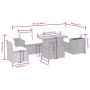 Set of 7-piece garden sofas and beige synthetic rattan cushions by , Garden sets - Ref: Foro24-3272661, Price: 509,57 €, Disc...