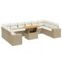 Garden sofa set 11 pieces with beige synthetic rattan cushions by , Garden sets - Ref: Foro24-3272808, Price: 783,18 €, Disco...