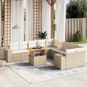 Garden sofa set 11 pieces with beige synthetic rattan cushions by , Garden sets - Ref: Foro24-3272829, Price: 783,18 €, Disco...