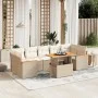 Gartensofagarnitur mit beigen Kissen, 8-teilig, aus PE-Rattan. von , Gartensets - Ref: Foro24-3272990, Preis: 593,53 €, Rabat...
