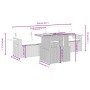 Gartensofa-Set mit 5-teiligen Kissen aus synthetischem Rattan in Beige. von , Gartensets - Ref: Foro24-3273397, Preis: 354,42...