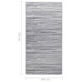 Alfombra de exterior PP gris 160x230 cm de vidaXL, Protectores para exterior - Ref: Foro24-310438, Precio: 34,74 €, Descuento: %