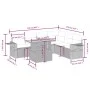 Garden set with 7 pieces of sofas and beige synthetic rattan cushions. by , Garden sets - Ref: Foro24-3271773, Price: 486,84 ...