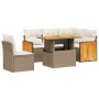 Juego de sofás jardín con cojines 6 pzas ratán sintético beige de , Conjuntos de jardín - Ref: Foro24-3273963, Precio: 424,92...