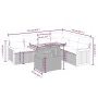 Garden set with 7 pieces of sofas and beige synthetic rattan cushions. by , Garden sets - Ref: Foro24-3273977, Price: 511,31 ...