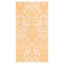 Alfombra de exterior PP naranja y blanco 190x290 cm de vidaXL, Protectores para exterior - Ref: Foro24-310463, Precio: 60,85 ...