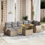Juego de sofás de jardín con cojines beige 8 pzas ratán PE de , Conjuntos de jardín - Ref: Foro24-3275824, Precio: 563,71 €, ...