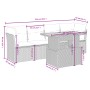 Gartensofa-Set mit 5-teiligen Kissen aus synthetischem Rattan in Beige. von , Gartensets - Ref: Foro24-3270666, Preis: 344,44...