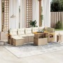 Juego de sofás de jardín con cojines beige 8 pzas ratán PE de , Conjuntos de jardín - Ref: Foro24-3273627, Precio: 573,54 €, ...