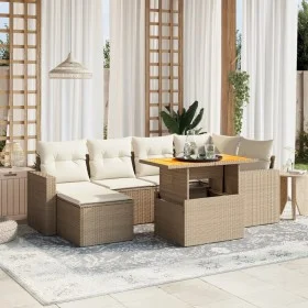 Garden sofa set 11 pieces with beige synthetic rattan cushions by , Garden sets - Ref: Foro24-3274592, Price: 645,75 €, Disco...