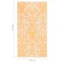 Orange-weißer PP-Außenteppich 190x290 cm von vidaXL, Outdoor-Protektoren - Ref: Foro24-310463, Preis: 61,01 €, Rabatt: %