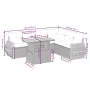 Garden set with 7 pieces of sofas and beige synthetic rattan cushions. by , Garden sets - Ref: Foro24-3272214, Price: 512,28 ...