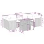Gartensofagarnitur mit beigen Kissen, 8-teilig, aus PE-Rattan. von , Gartensets - Ref: Foro24-3270702, Preis: 549,03 €, Rabat...