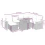 Gartensofagarnitur mit beigen Kissen, 8-teilig, aus PE-Rattan. von , Gartensets - Ref: Foro24-3276160, Preis: 542,39 €, Rabat...