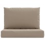Cojines para palets 2 unidades tela Oxford gris taupé de , Cojines para sillas y sofás - Ref: Foro24-361762, Precio: 82,43 €,...