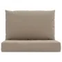 Cushions for pallets, 2 units, gray taupe Oxford fabric. by , Cushions for chairs and sofas - Ref: Foro24-361762, Price: 73,8...