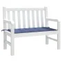 Cojín para banco de jardín tela Oxford azul marino 100x50x3 cm de , Cojines para sillas y sofás - Ref: Foro24-378452, Precio:...