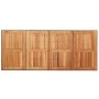 Garden table with acacia wood surface and gray rattan, 190x80x75cm. by , Garden tables - Ref: Foro24-365601, Price: 229,03 €,...