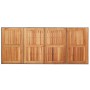 Mesa de jardín superficie madera acacia ratán gris 190x80x75cm de , Mesas de jardín - Ref: Foro24-365601, Precio: 191,75 €