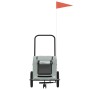 Fahrradanhänger für Haustiere, Eisen, grauer Oxford-Stoff. von , Kinderwagen für Haustiere - Ref: Foro24-93972, Preis: 99,92 ...