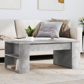 Mitteltisch aus grauem Beton-Ingenieurholz 102x55x42 cm von , Couchtisch - Ref: Foro24-831856, Preis: 57,70 €, Rabatt: %