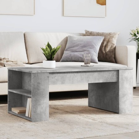 Engineered wood gray concrete coffee table 102x55x42 cm by , Coffee table - Ref: Foro24-831856, Price: 57,63 €, Discount: %