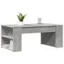 Engineered wood gray concrete coffee table 102x55x42 cm by , Coffee table - Ref: Foro24-831856, Price: 57,31 €, Discount: %